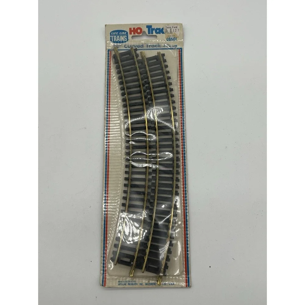 Vintage Bachmann HO Scale‎ 4410 Radius 4 Pieces Model Train Track 4 pcs